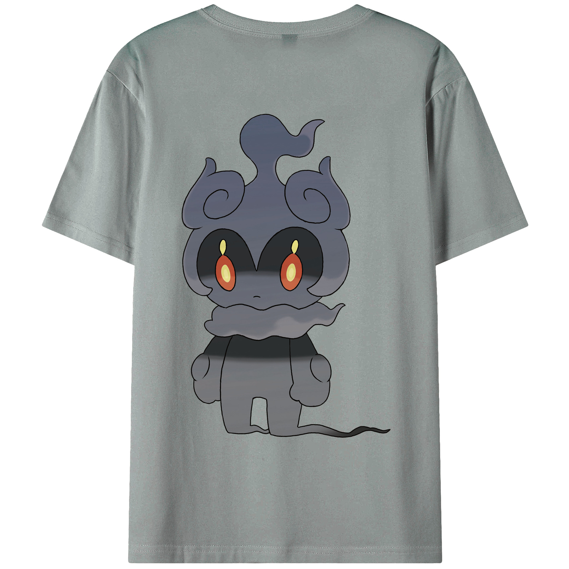 （画像用） ポケットモンスター Pokémon 綿100％ メンズ半袖Tシャツ（バックプリント） 通気性